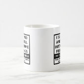 Fiel in etwas Gefühls-lustige Tasse (Mittel)