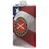 Field Artillery Branch Insignia Special Edition Flachmann (Links)