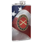 Field Artillery Branch Insignia Special Edition Flachmann (Rechts)