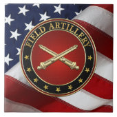Field Artillery Branch Insignia Special Edition Fliese (Vorderseite)