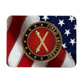 Field Artillery Branch Insignia Special Edition Magnet (Horizontal)