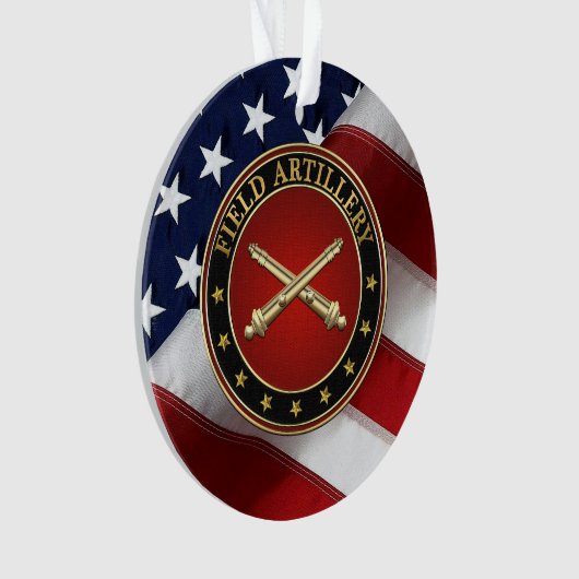Field Artillery Branch Insignia Special Edition Ornament (Vorderseite)
