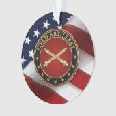 Field Artillery Branch Insignia Special Edition Ornament (Vorderseite)
