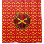 Field Artillery Veteran Duschvorhang (Vorderseite)