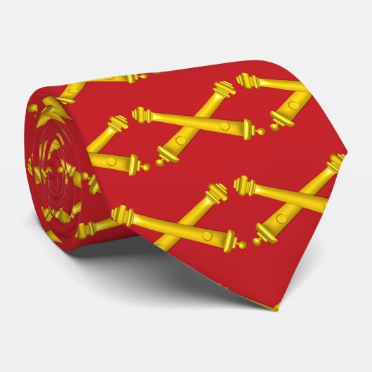 Field Artillery Veteran Krawatte (Gerollt)