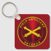 Field Artillery Veteran Schlüsselanhänger (Vorderseite)