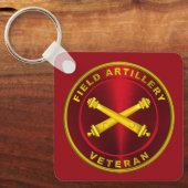 Field Artillery Veteran Schlüsselanhänger (Vorderseite)
