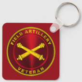 Field Artillery Veteran Schlüsselanhänger (Rückseite)