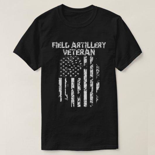 Field Artillery Veteran T-Shirt (Design vorne)