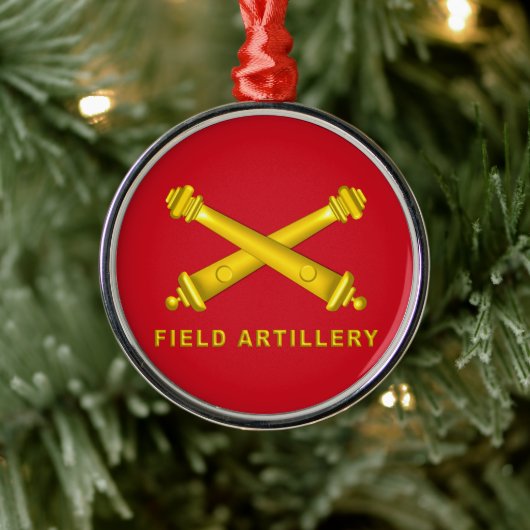 FIELD ARTILLERY Weihnachten Ornament Aus Metall (Baum)
