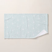 Field Blume Stars Daisy Muster Light Blue Badhandtuch Set (Handtuch)