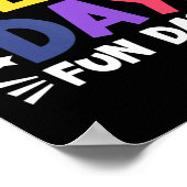 Field Day 2022 Field Trip Fun Day Boys Girls Stude Poster (Ecke)