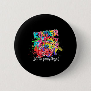 Field Day 2022 Kindergarten Lass The Games Begin K Button