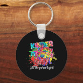 Field Day 2022 Kindergarten Lass The Games Begin K Schlüsselanhänger (Vorderseite)