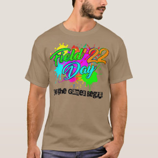 Field Day 2022 Lass The Games Begin Kids Boys Girl T-Shirt
