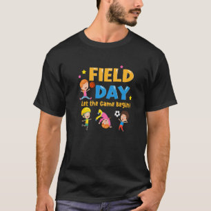 Field Day 2022 Lasst Die Spiele Beginnen Kinder Ju T-Shirt
