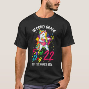 Field Day 2022 Second Grade Lass The Games Begin K T-Shirt