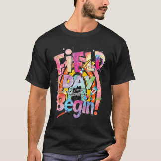 Field Day 2023 Lass The Games Begin Kids Boys Girl T-Shirt