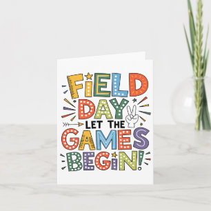 Field Day 2025 Lass The Games Begin Teachers Kids  Karte