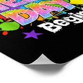 Field Day 2025 Lass The Games Begin Teachers Kids  Poster (Ecke)