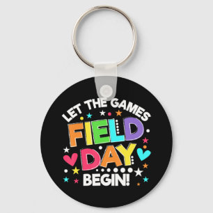 Field Day Lass The Games Begin Kids Boys Girls Tea Schlüsselanhänger