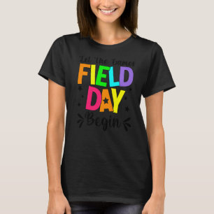 Field Day Lass The Games Begin Kids Boys Girls Tea T-Shirt