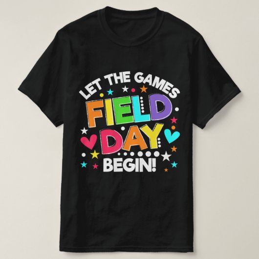 Field Day Lass The Games Begin Kids Boys Girls Tea T-Shirt (Design vorne)
