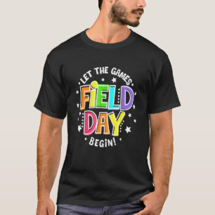Field Day Lass The Games Begin Kids Boys Girls Tea T-Shirt