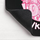 Field Day Pink Team Coquette Bow Retro Blitz Mousepad (Ecke)