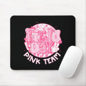Field Day Pink Team Coquette Bow Retro Blitz Mousepad (Mit Mouse)