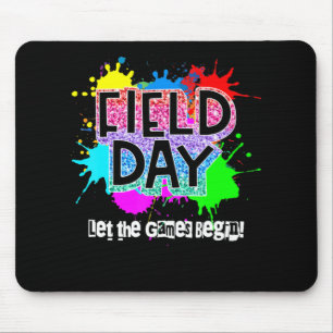 Field Day School Rainbow Color Splash Ließ das Spi Mousepad