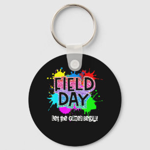 Field Day School Rainbow Color Splash Ließ das Spi Schlüsselanhänger