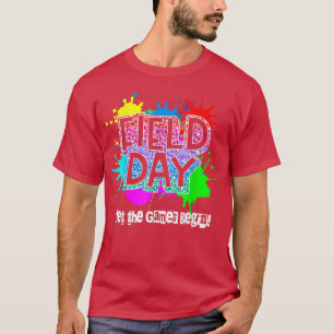 Field Day School Rainbow Color Splash Ließ das Spi T-Shirt
