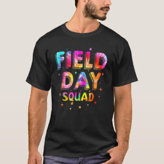 Field Day Squad Tie Dye Letzter Schultag Lehrer T-Shirt