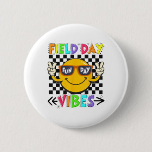 Field Day Vibes 2025 Happy Field Day Vibes Teacher Button