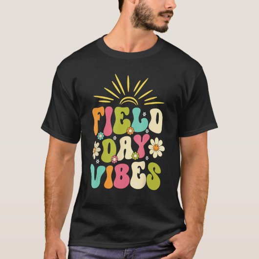 Field Day Vibes For Teacher Kids Field Day 2023 T-Shirt (Vorderseite)