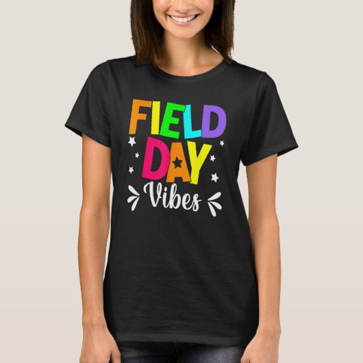 Field Day Vibes For Teacher Kids Field Day 2023 T-Shirt (Vorderseite)