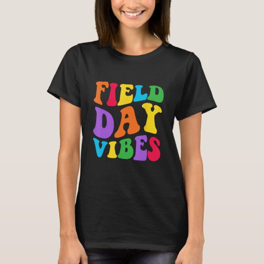 Field Day Vibes For Teacher Kids Field Day 2023 T-Shirt (Vorderseite)