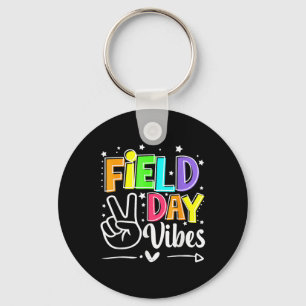Field Day Vibes Funny für Lehrer Kinder glückliche Schlüsselanhänger