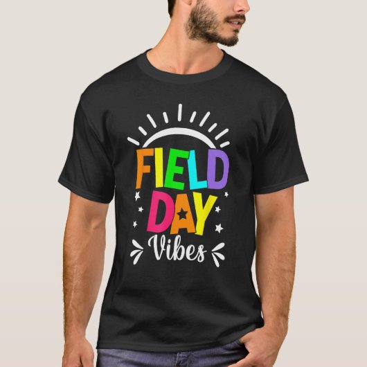 Field Day Vibes Teacher Boys Girls Kids Field Day T-Shirt (Vorderseite)