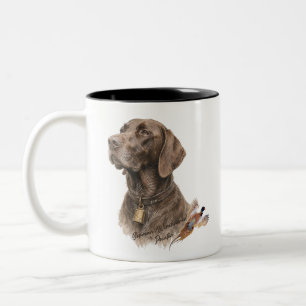 Field & Feather – Deutsch Kurzhaar mit  Zweifarbige Tasse