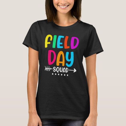 Field Fun Day 2023 Squad School Trip Vibes Kids Te T-Shirt (Vorderseite)