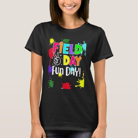 Field Fun Day Squad School Trip Vibes Boys Girls T T-Shirt (Vorderseite)