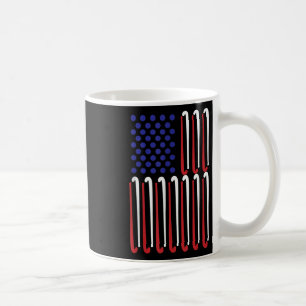 Field Hockey Amerikanische Flagge Field Hockey Spi Kaffeetasse