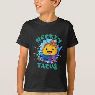 Field Hockey And Tacos Fan League Eishockeyspieler T-Shirt