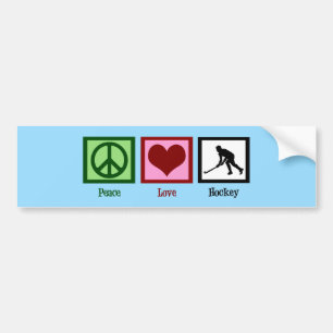 Field Hockey Blue Autoaufkleber