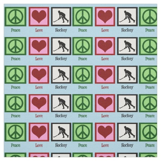 Field Hockey Blue Stoff (Muster)