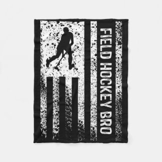 Field Hockey Bruder Bruder Bedruckt Vintage Amerik Fleecedecke