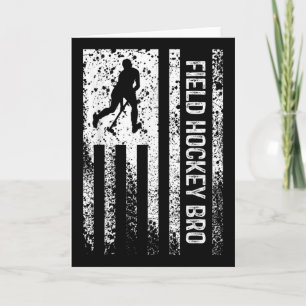 Field Hockey Bruder Bruder Bedruckt Vintage Amerik Karte