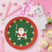 Field Hockey Christmas Holiday Pappteller (Party)